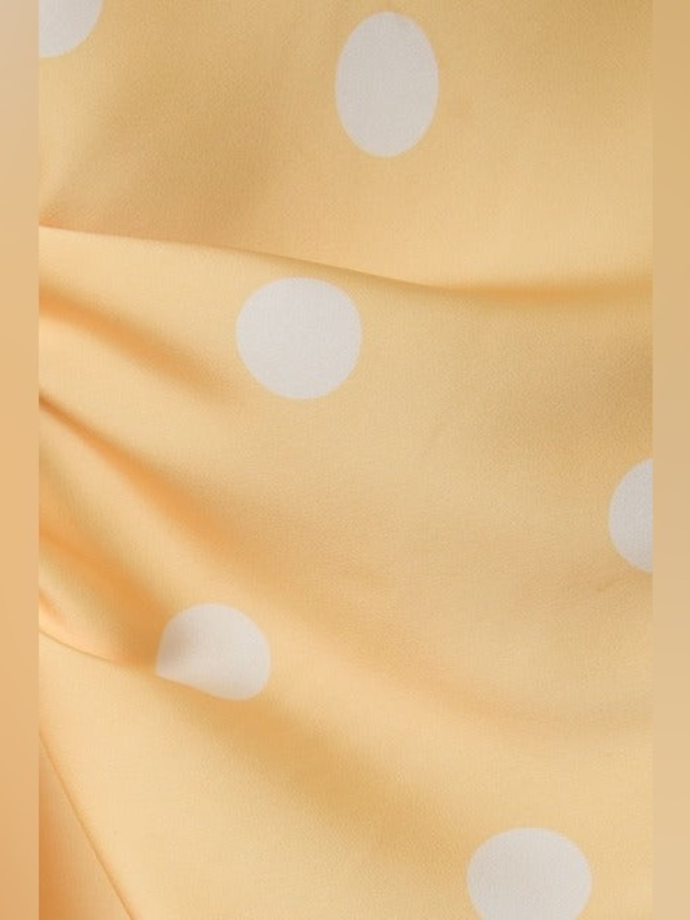 Polka Dot Satin Maxi Skirt with Elastic Waist - Sunday Edition - Picture 6 of 6